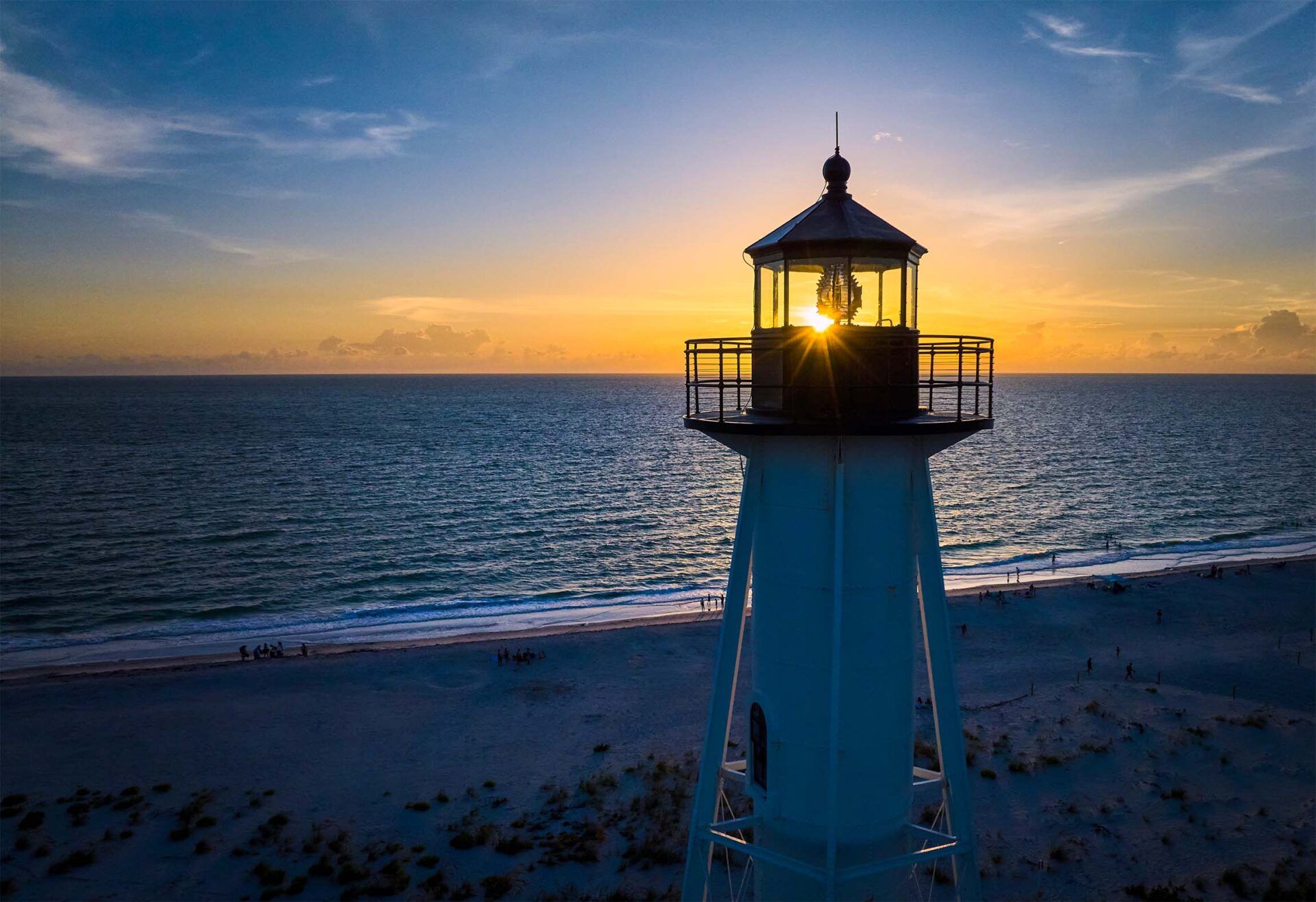 The 1890 Port Boca Grande Lighthouse on Gasparilla Island, Florida