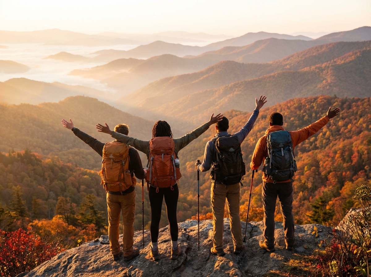 Great Smoky Mountains National Park near Pigeon Forge, Tennessee
